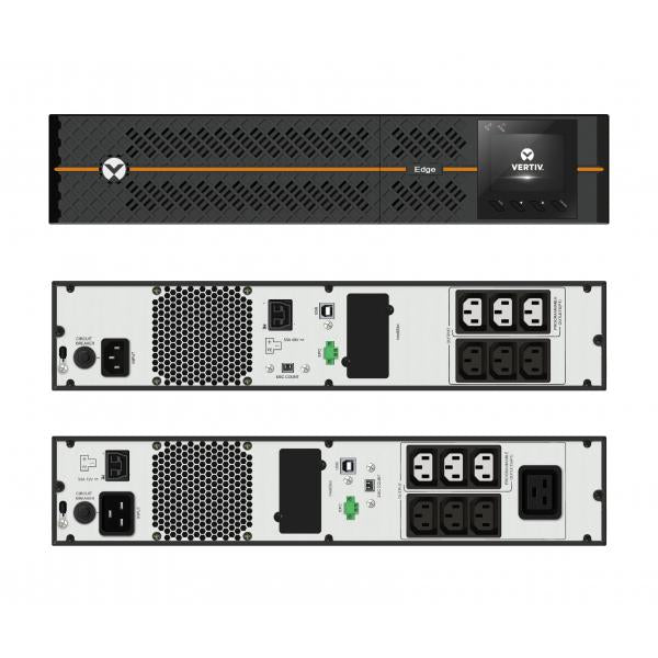 Vertiv Liebert UPS Edge, 3300VA 2700W, Line Interactive, AVR, montaggio Tower/Rack [EDGE-3000IRT2UXL]