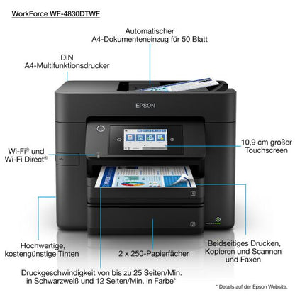 Epson WorkForce Pro WF-4830DTWF [C11CJ05402]