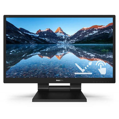 PHILIPS MONITOR TOUCH 23,8 LED IPS 16:9 FHD 5MS 250 CDM, VGA/DVI/DP/HDMI, IP54, MULTIMEDIALE, BASE RIPIEGABILE [242B9TL]