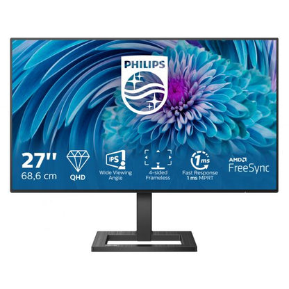 PHILIPS MONITOR 27 LED IPS 16:9 QHD 1MS 75HZ 350 CDM, DP/HDMI, PIVOT, MULTIMEDIALE [275E2FAE]