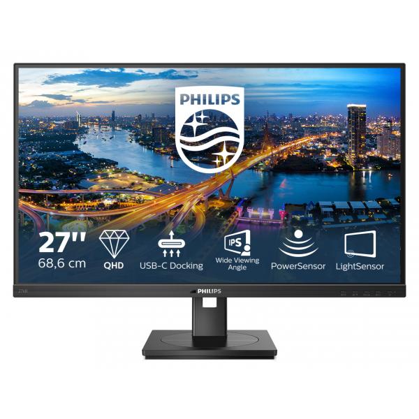 Philips 276B1/00 Monitor para PC 68,6 cm (27") 2560 x 1440 Pixeles Full HD LED Negro [276B1/00]