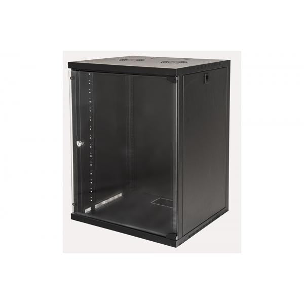 LINK ARMADIO RACK 19" 15 UNITA DA MURO PER RETI (A)750 X (L)540 X (P) 450 MM COLORE NERO PORTA VETR [LK1915UN]