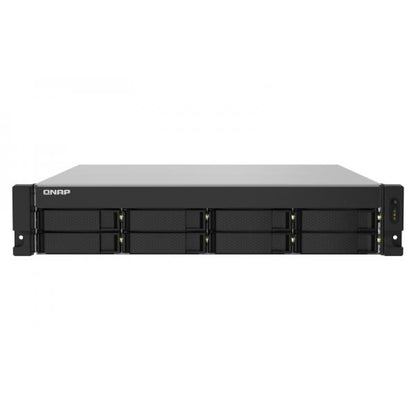 QNAP NAS TS-832PXU-RP-4G, 8 Bay AL324 quad-core 1.7 GHz rackmount NAS with 250W redundant PSU, 4GB DDR4 UDIMM RAM (max 16GB), SATA 6Gb/s, 2x 10GbE SFP+, 2x 2.5GbE, 1x PCIe Gen2 x2 slot TS-83 [TS-832PXU-RP-4G]