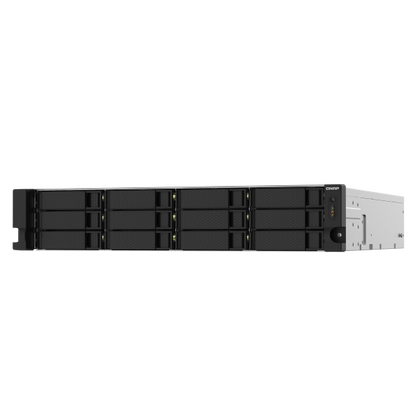 QNAP TS-1232PXU-RP Gabinete NAS (2U) Conexión LAN Ethernet Negro AL324 [TS-1232PXU-RP-4G]