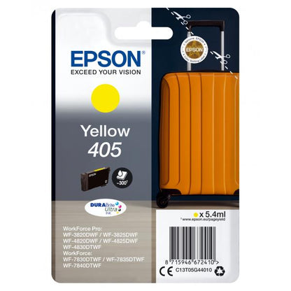 Epson Singlepack Yellow 405 DURABrite Ultra Ink [C13T05G44020]