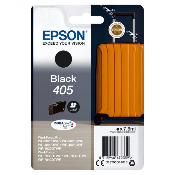 Epson Singlepack Black 405 DURABrite Ultra Ink [C13T05G14010]