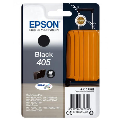 Epson Singlepack Black 405 DURABrite Ultra Ink [C13T05G14010]