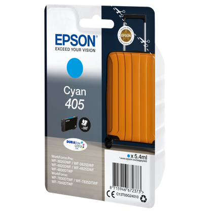 Epson Singlepack Cyan 405 DURABrite Ultra Ink [C13T05G24010]