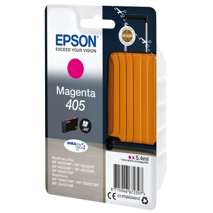 Epson Singlepack Magenta 405 DURABrite Ultra Ink [C13T05G34010]