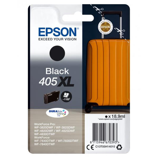 Epson Singlepack Black 405XL DURABrite Ultra Ink [C13T05H14020]