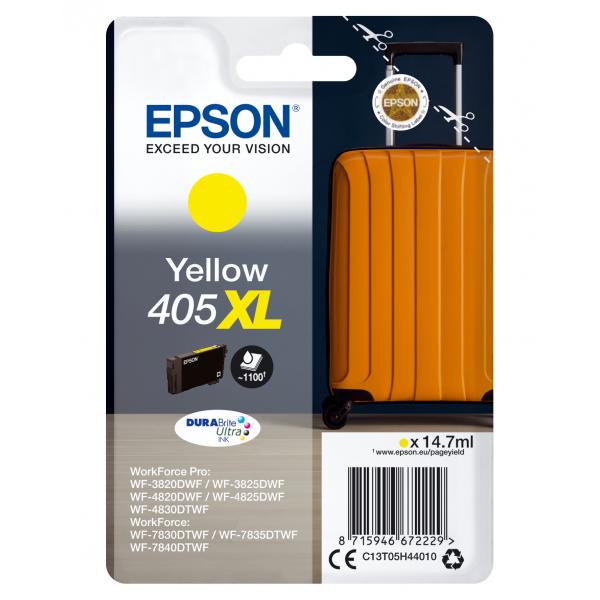 EPSON CARTUCCIA VALIGIA 405 GIALLO INKJET ALTA CAPACITA C13T05H44010 NO BLISTER [C13T05H44010]