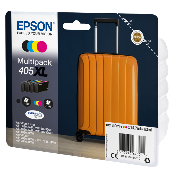 Epson Multipack 4-colours 405XL DURABrite Ultra Ink [C13T05H64010]