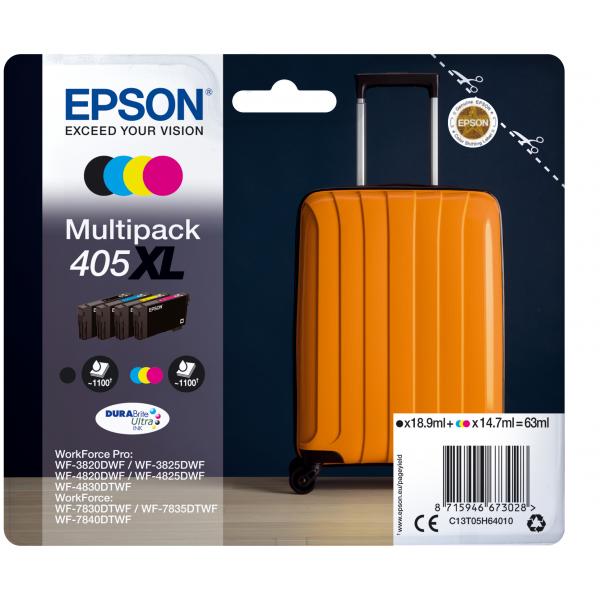 Epson Multipack 4 colores 405XL Tinta DURABrite Ultra [C13T05H64010]