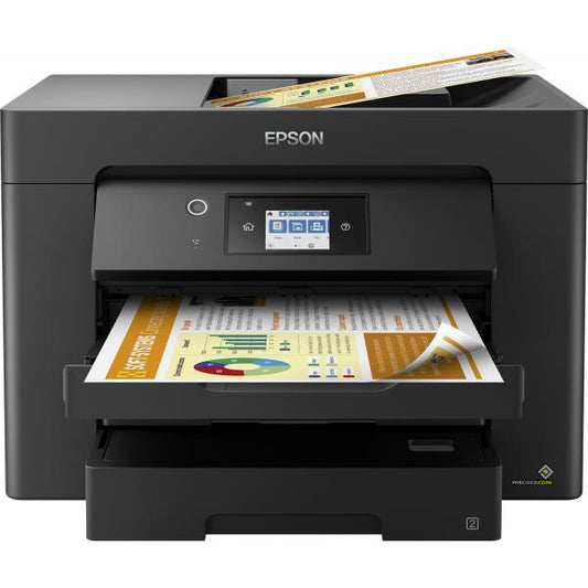 EPSON MULTIF. TINTA A3 COLOR, WF-7830DTWF, 12PPM, DÚPLEX, USB/LAN/WIFI, 4 EN 1 [C11CH68403]