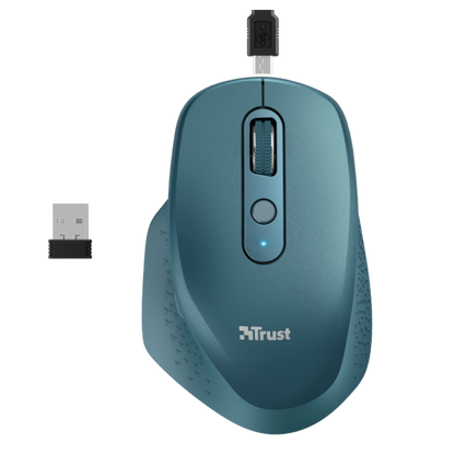 Trust Ozaa mouse Mano destra RF Wireless Ottico 2400 DPI [24034]