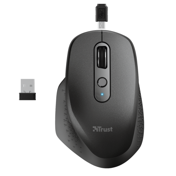 Trust Ozaa mouse Mano destra RF Wireless Ottico 2400 DPI [23812]