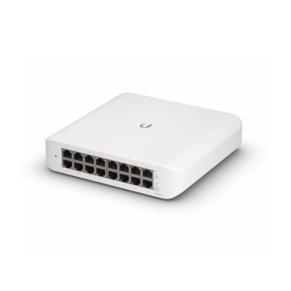 Ubiquiti Networks UniFi Switch Lite 16 PoE L2 Gigabit Ethernet (10/100/1000) Alimentación a través de Ethernet (PoE) Blanco [USW-LITE-16-POE] 