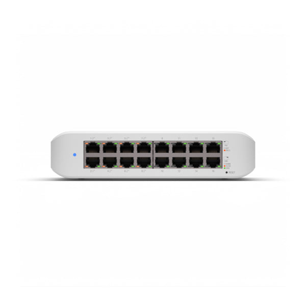 Ubiquiti Networks UniFi Switch Lite 16 PoE L2 Gigabit Ethernet (10/100/1000) Alimentación a través de Ethernet (PoE) Blanco [USW-LITE-16-POE] 