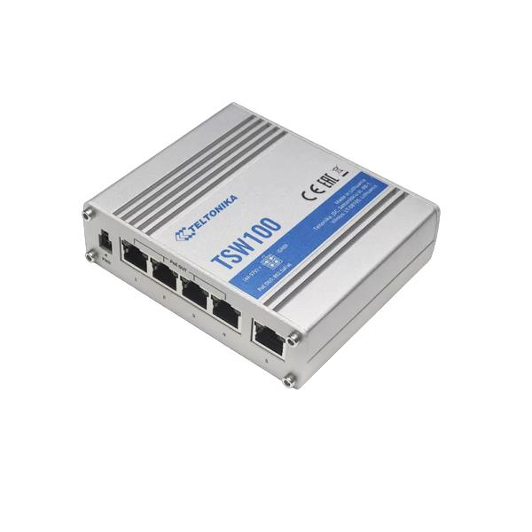 Teltonika - TSW100 - Switch PoE industrial no gestionable + TSW100 [TSW100] 