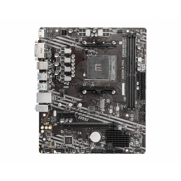 MSI MB AMD A520, A520M-A PRO AM4 2DDR4 11PCI-Ex16, 1M2, 4SATA3, 6USB3 [A520M-A PRO]