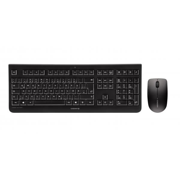 Cherry DW 3000 - Desktop set - Wireless - AZERTY - Black [JD-0710BE-2]