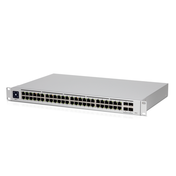 Ubiquiti - USW-Pro-48-EU - Conmutador UniFi de 48 puertos de capa 3 con 48 puertos GbE, 4 puertos 10G SFP+ USW-Pro-48-EU [USW-Pro-48-EU] 