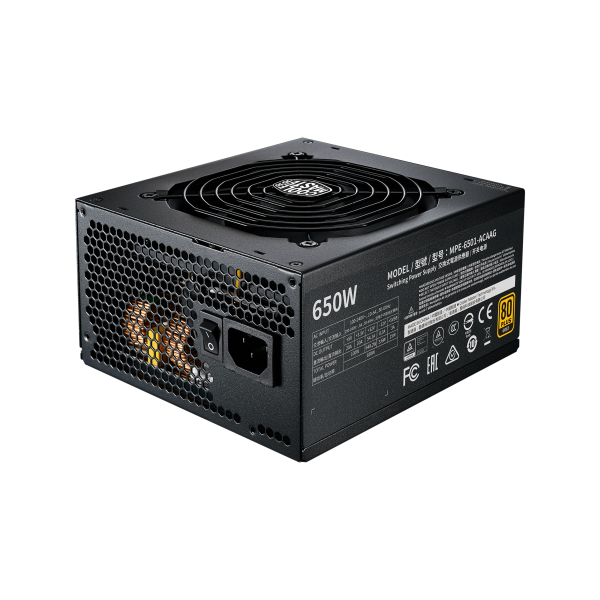 Cooler Master MWE Gold 650 - V2 Full Modular alimentatore per computer 650 W 24-pin ATX ATX Nero [MPE-6501-AFAAG-EU]