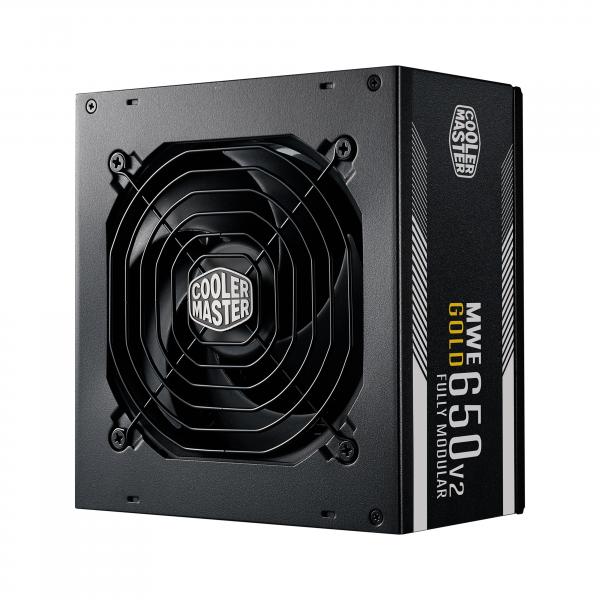 COOLER MASTER ALIMENTATORE MWE GOLD 650 V2 650W 80PLUS GOLD, 120MM FAN ACTIVE, PFC PSU, FULL MODULAR [MPE-6501-AFAAG-EU]