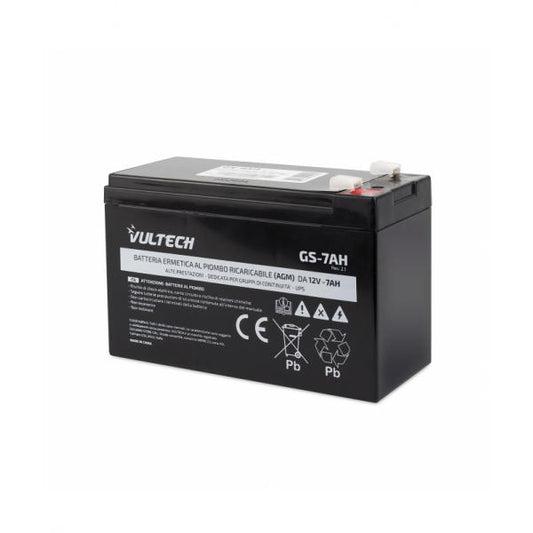 Vultech GS-7AH REV. 2.1 batteria UPS Acido piombo (VRLA) 12 V [GS-7AHREV.2.1]