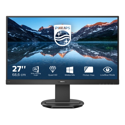 Philips B-Line - 27 inch - Quad HD IPS LED Monitor - 2560x1440 - USB-C Dock - Pivot / HAS / USB-C [276B9/00]