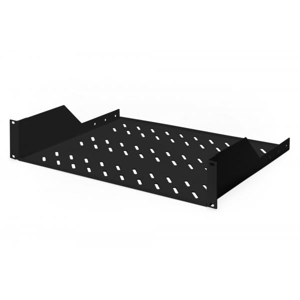 Digitus 2U fixed shelf for racks from 450 mm depth [DN-19TRAY-2-SW]