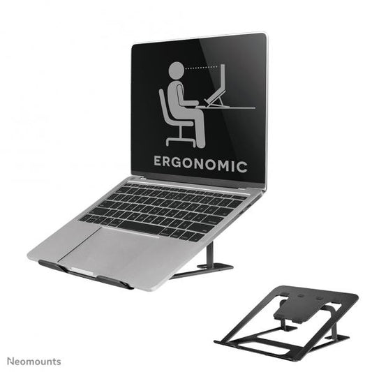 Neomounts Notebook Desk Stand (ergonomic, can be positioned in 5 steps) 5KG [NSLS085BLACK]