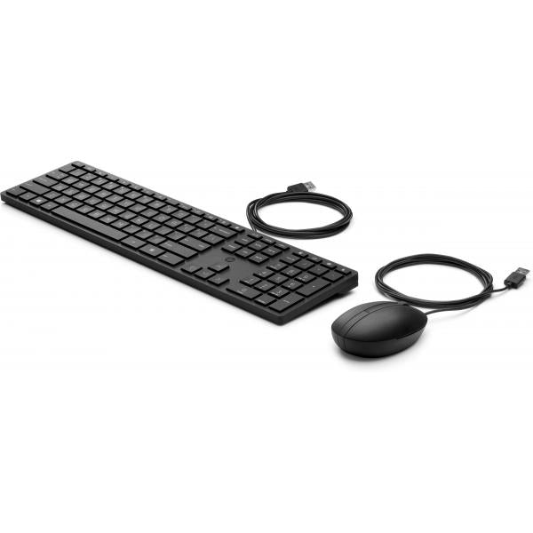 Hp 320MK Wired Keyboard and Mouse Set - QWERTY [9SR36AA#ABB]