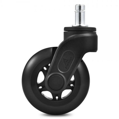 Sharkoon SW10 Black Polyurethane Plastic PU Wheels [SW10] 