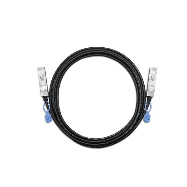 Zyxel DAC10G-3M SFP+ cable de fibra óptica Negro [DAC10G-3M-ZZ0103F] 