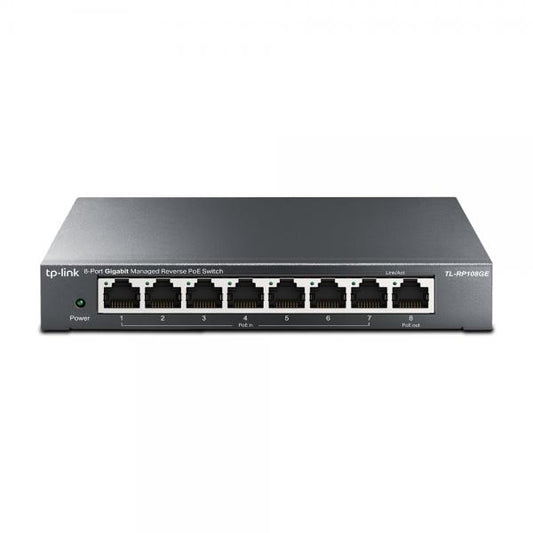 TP-Link 8-Port Gigabit Managed Reverse PoE Switch [TL-RP108GE]