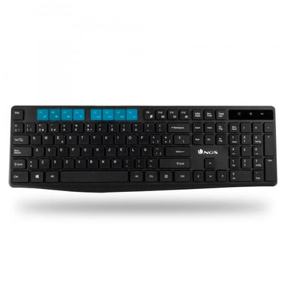 PAQUETE NGS RATÓN Y TECLADO ALLURE KIT 2.4 GHZ NEGRO [ALLUREKIT]