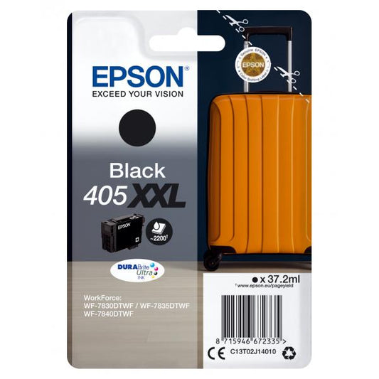 Epson Singlepack Black 405XXL DURABrite Ultra Ink [C13T02J14010]