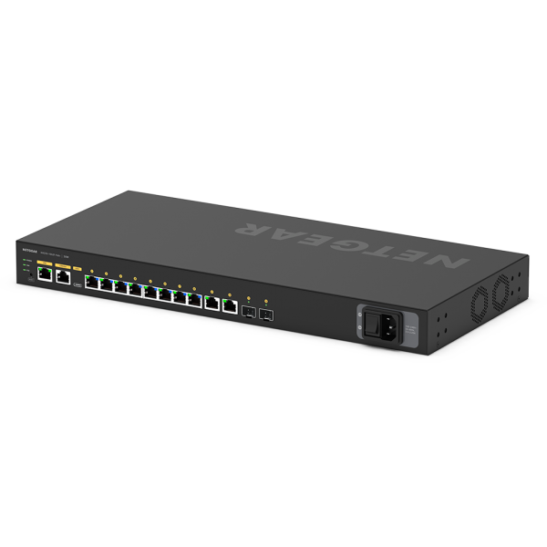 NETGEAR M4250-10G2F Gestito L2/L3 Gigabit Ethernet (10/100/1000) Supporto Power over Ethernet (PoE) 1U Nero [GSM4212P-100EUS]