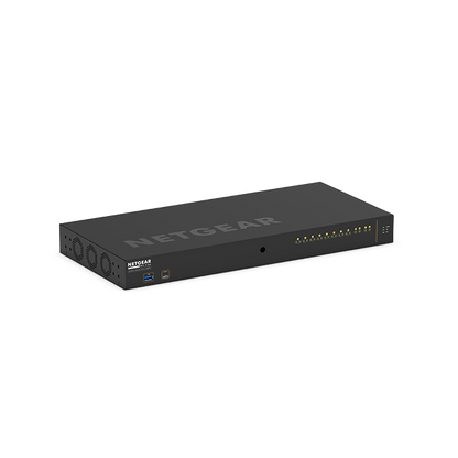 NETGEAR M4250-10G2F Gestito L2/L3 Gigabit Ethernet (10/100/1000) Supporto Power over Ethernet (PoE) 1U Nero [GSM4212P-100EUS]