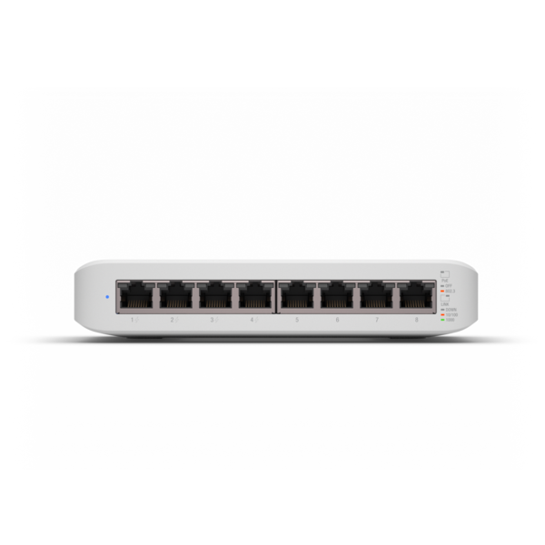 Ubiquiti - USW-Lite-8-POE-EU - UniFi 8 Port Layer 2 switch with 4 GbE PoE+ ports, 4 GbE ports, 52W total PoE availability USW-Lite-8-POE-EU [USW-Lite-8-POE-EU]