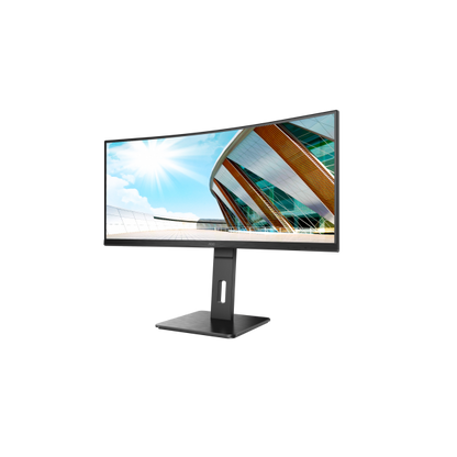 Aoc P2 Series - 34 inch - Curved - UltraWide Quad HD VA LED Monitor - 3440x1440 - HAS [CU34P2A]