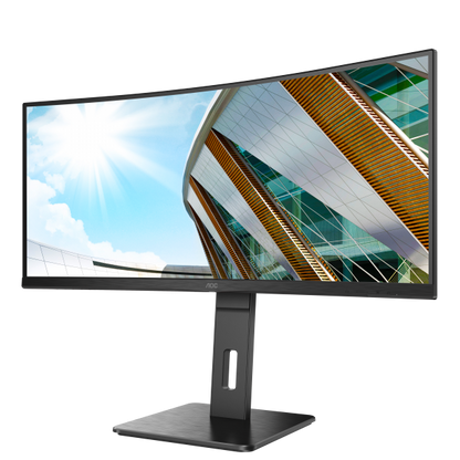 AOC MONITOR CURVO 34 LED VA 21:9 QHD 1MS 300 CDM, HDMI/DP, MULTIMEDIALE [CU34P2A]