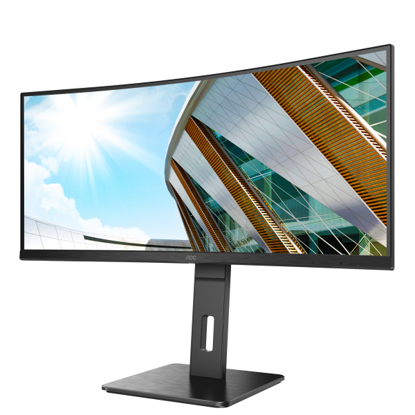 MONITOR CURVO AOC 34 LED VA 21:9 QHD 1MS 300 CDM, HDMI/DP, MULTIMEDIA [CU34P2A]