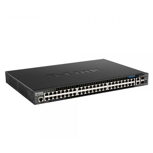 D-Link DGS-1520-52MP switch di rete Gestito L3 Gigabit Ethernet (10/100/1000) Supporto Power over Ethernet (PoE) 1U Nero [DGS-1520-52MP]