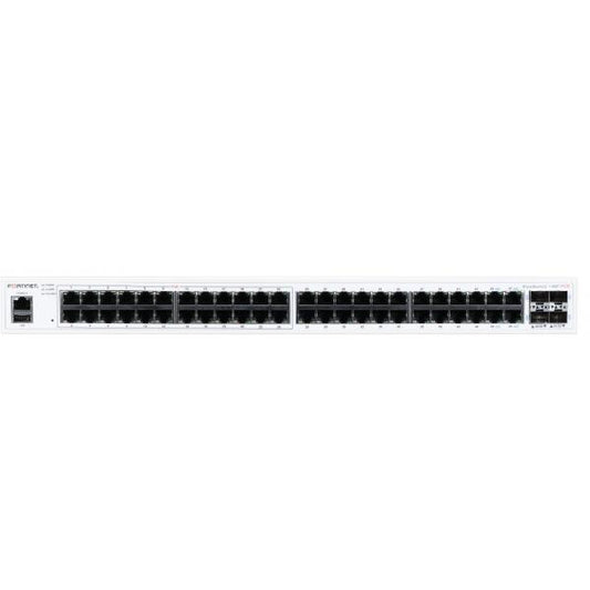 Fortinet FS-148F-POE switch di rete L2 Gigabit Ethernet (10/100/1000) Supporto Power over Ethernet (PoE) 1U Bianco [FS-148F-POE]