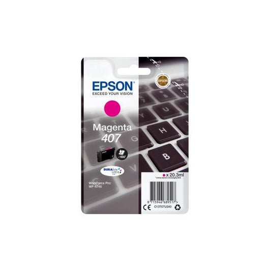 Epson WF-4745 cartucho de tinta 1ud Original Alto Rendimiento (XL) Magenta [C13T07U340]