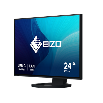 EIZO FlexScan EV2495-BK pantalla LED 61,2 cm (24.1") 1920 x 1200 Pixeles WUXGA Negro [EV2495-BK]