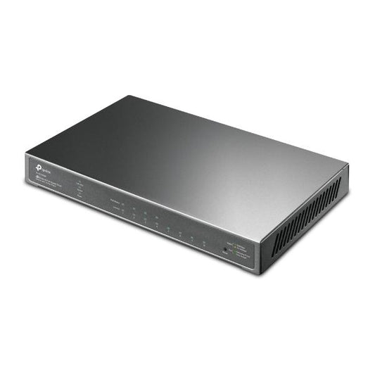 TP-Link - SG2008P - JetStream 8-Port Gigabit Smart Switch with 4-Port PoE+, 4x Gigabit PoE+ Ports, 802.3at/af, 62 W PoE Power, Desktop Steel Case, Integration with Omada SDN Controller, 802. [SG2008P]