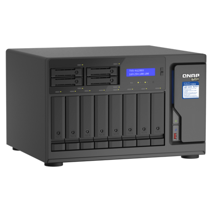 QNAP TVS-h1288X NAS Tower Collegamento ethernet LAN Nero W-1250 [TVS-H1288X-W1250-16G]